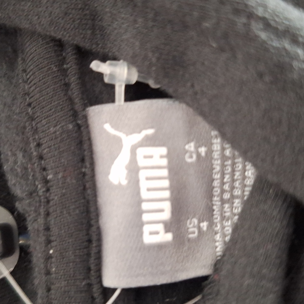 PUMA Black and White Tracksuit Sweatsuit 2 Piece Set - Picture 6 of 6